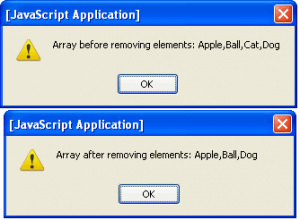 javascript array remove empty slots